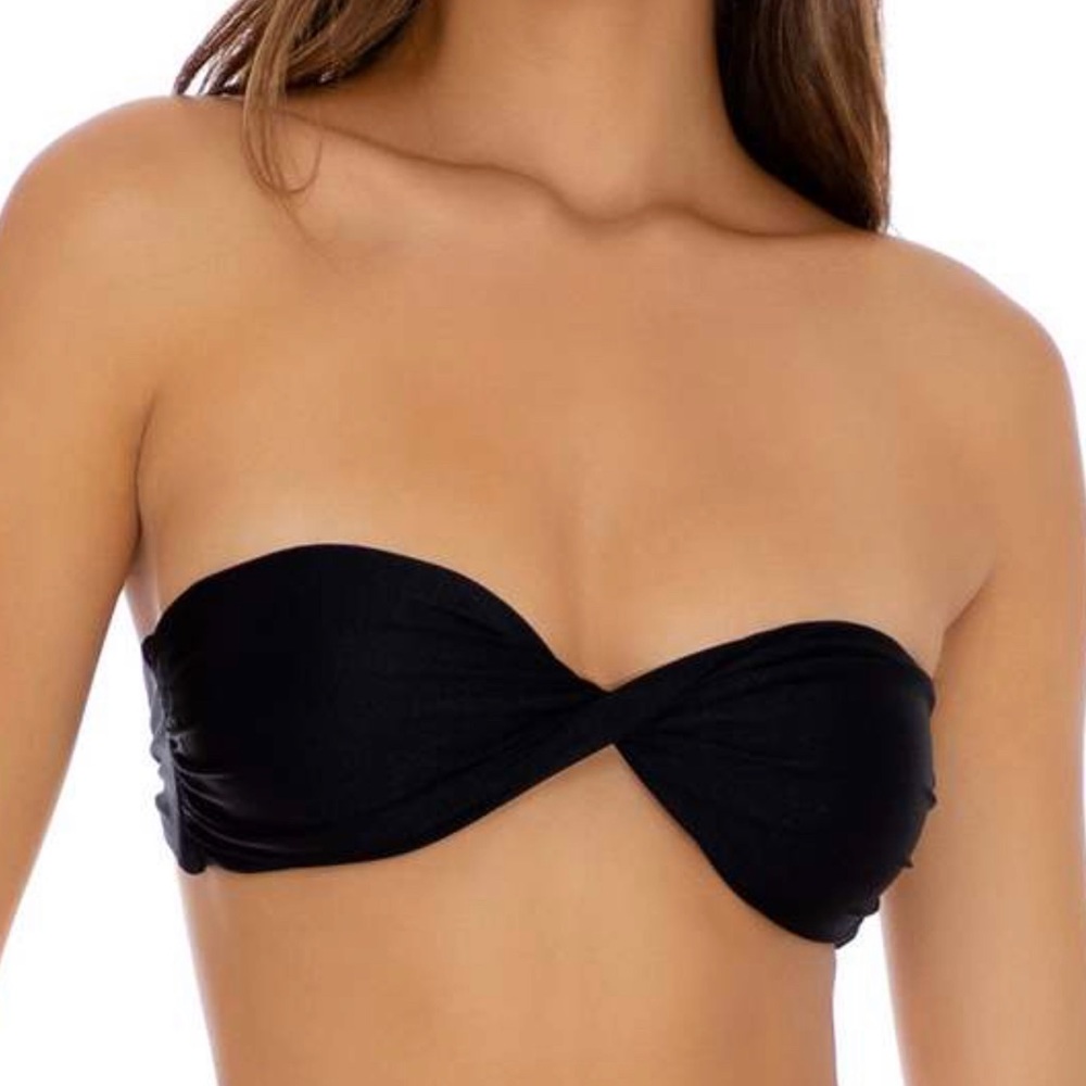 LULI FAMA - Bandeau Swim Top